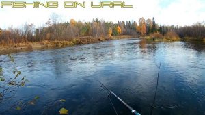 ЛОВЛЯ ЩУКИ ОСЕНЬЮ на блесну СССР. Рыбалка на Урале, р.Каква/Autumn Pike fishing on the bait of the