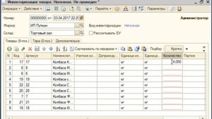 ДАЛИОН: Инвентаризация товара
