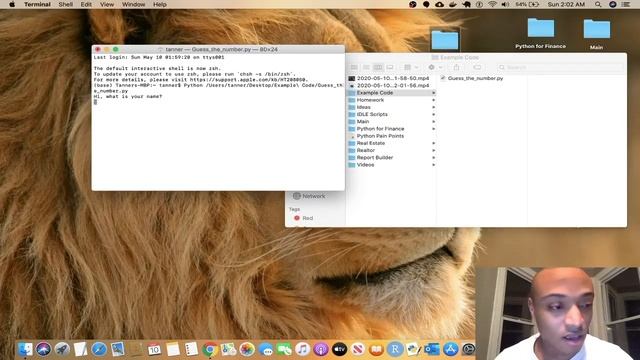 Mac Terminal Run Python File смотреть онлайн
