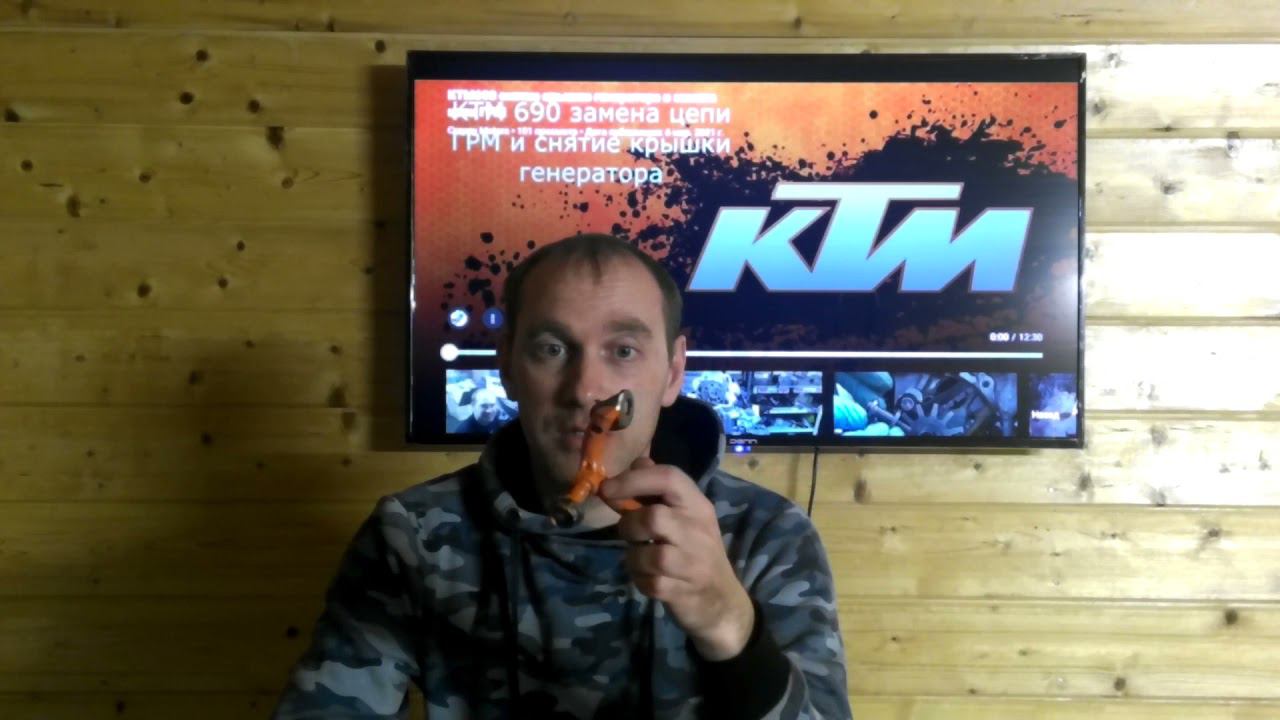 Лопнула пружина клапана KTM 690, не беда у нас есть съемник) смотреть онлайн
