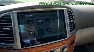 Замена штатной магнитолы в Lexus LX470 и Toyota LC 100