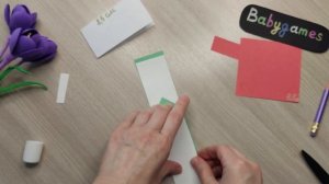 Божья коровка из бумаги, двигающаяся игрушка