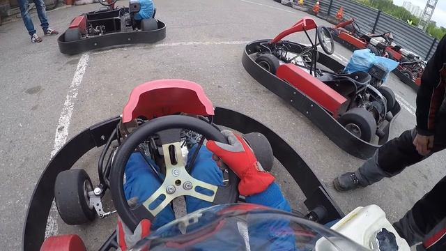 Занятия в детской школе картинга Пилот / Karting Club Pilot Children's School Moscow Kid Go Kart