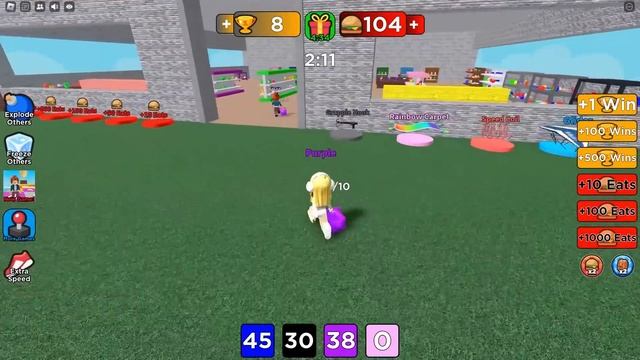 ?ЕМ ЕДУ ТОЛЬКО ОДНОГО ЦВЕТА в РОБЛОКС! НУБИК ЛЕСКА ROBLOX! смотреть онлайн