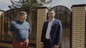 ОТЗЫВ заказчика / Металлический забор с кирпичными столбами / Поликарбонат // СК «Горизонт»