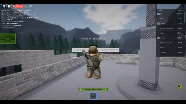 Roblox Military Avatar Rocket Launcher (Zombie Apocalypse Roleplay) смотреть онлайн