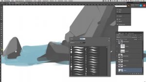 как рисовать камни  (Part 7)