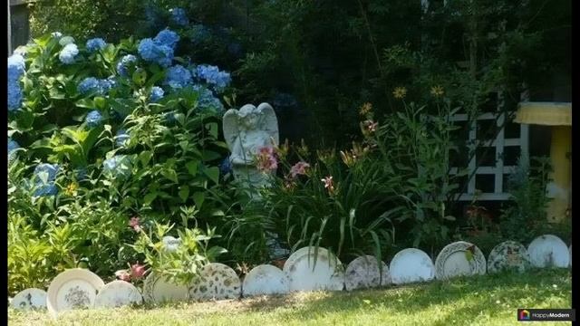 Ограждение для клумб своими руками: 65 эффектных предложений смотреть онлайн