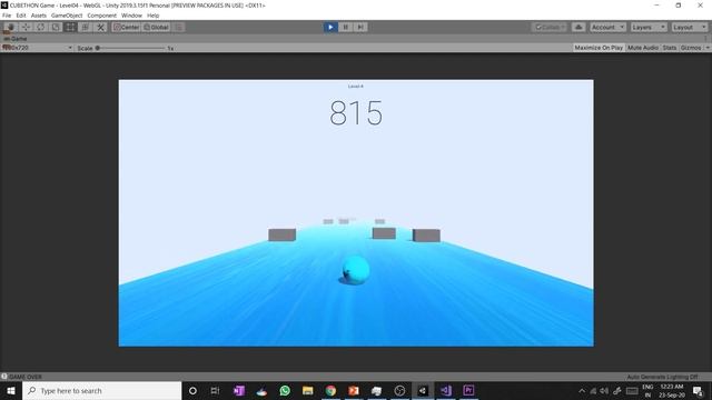 Playground Ball Unity Game (CUBETHON Brackeys) смотреть онлайн