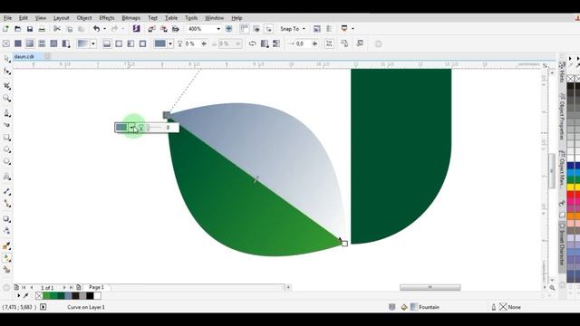 Versi Pembaruan | CorelDraw Tutorial Membuat Logo Menyerupai Daun #CorelDraw #DesainGrafis