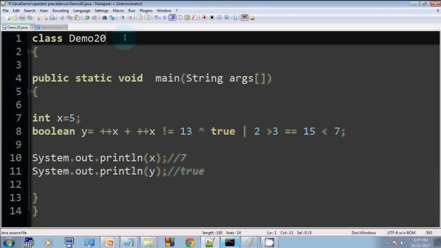 Operator Precedence in java (in Hindi) part-8