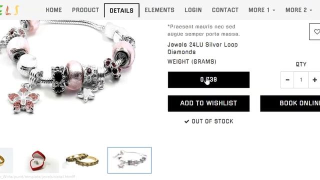 jewelry eCommerce website template free download смотреть онлайн