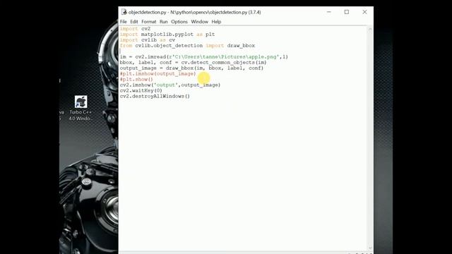 ObjectDetection using python