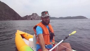 Взорвалось дно НДНД на каяке, сломалась лодка, разошлась переборка на надувном дне лодки