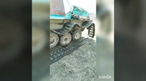 вездеход на гусеничном ходу выезд после ремонта #первый выезд #вездеход #самодельный #самоделка