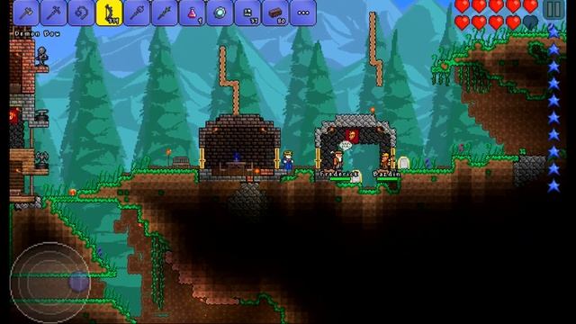 Terraria - Day Twenty-Six: How to Craft a Star Cannon | Android iOS mobile games смотреть онлайн