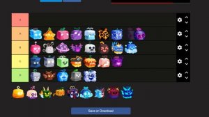 ТИР ЛИСТ ФРУКТОВ В BLOX FRUITS ДЛЯ ПВП update 21