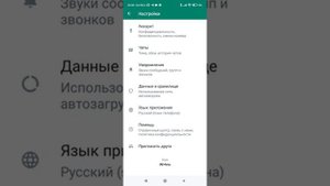 Как поменять в Ватсапе язык
