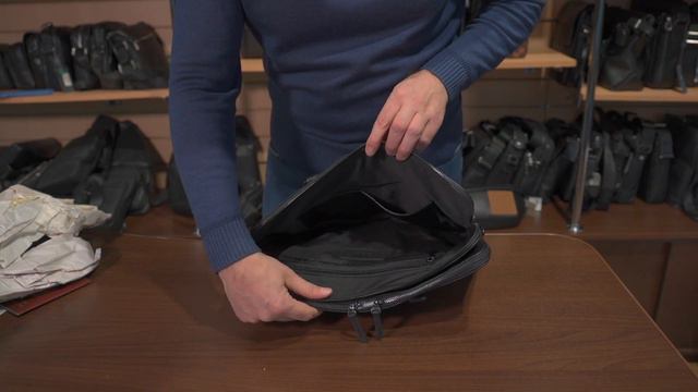 Сумка деловая из натуральной кожи Bond 3297 смотреть онлайн