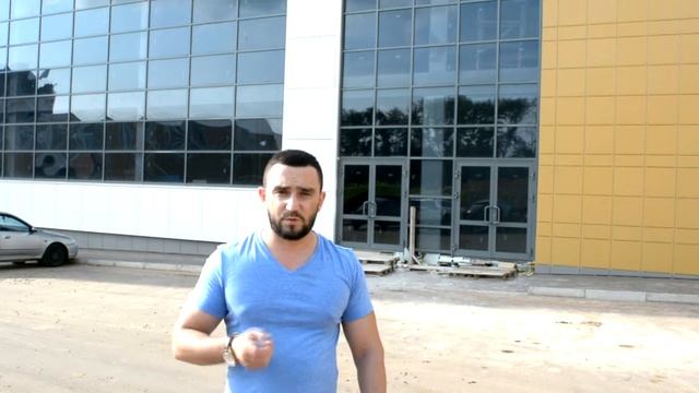 Устройство фасада из керамогранита и композитных панелей для Административно-Торгового центра смотреть онлайн