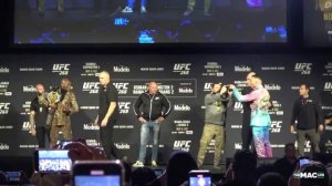 Жесткий Камару Усман vs Колби Ковингтон, Kamaru Usman shoves Colby Covington Face to face ufc 268