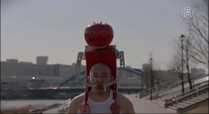 Японцы жгут - Робот-помидор поможет перекусить во время марафона 