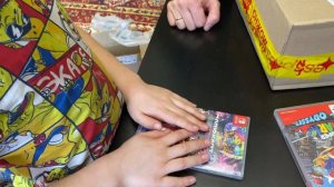 Распаковка игр и чехла для нинтендо свитч (nintendo switch) заказанных на алиэкспресс (aliexpress)