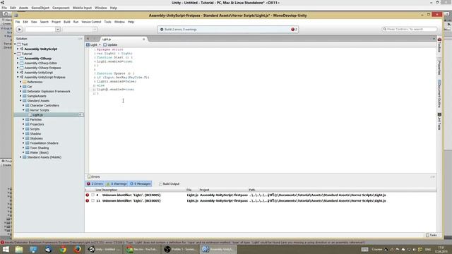 Элементы хоррора Unity3D смотреть онлайн