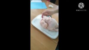 заправка птицы в две нитки