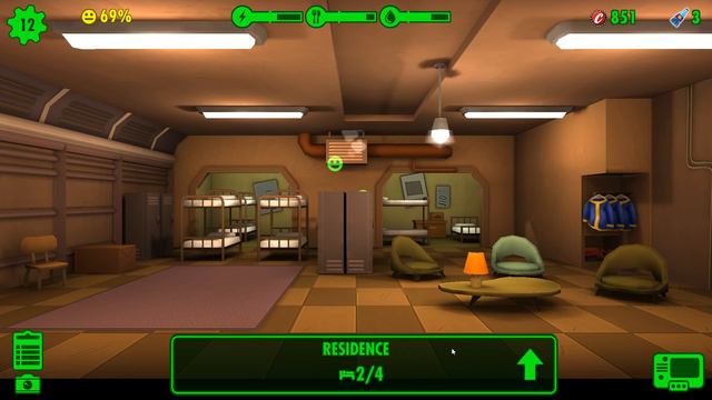 Fallout shelter зал фитнеса