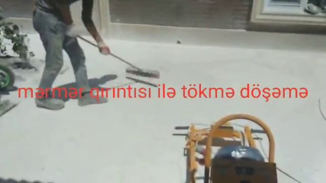 Наливной пол с мраморными крошками в Баку. Мозаика смотреть онлайн