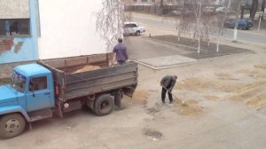 Ремонт дороги Жирновск ул.Пушкина 14.04.2014