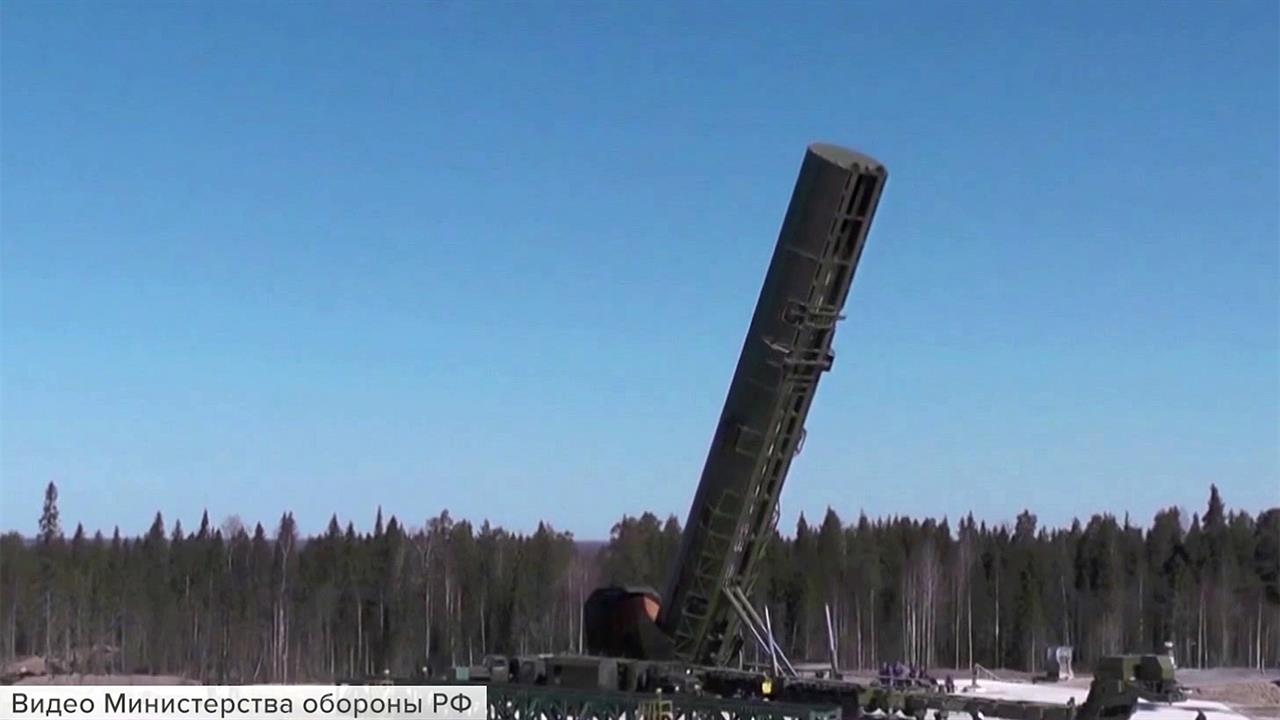 На боевое дежурство поставлен стратегический ракетный комплекс "Сармат"