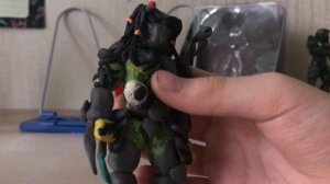 Обзор фигурки из пластилина «Хищник» 1987 год.