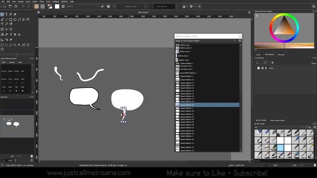 Krita Tutorial: Using Word Bubbles in Krita and How to Customize Them! смотреть онлайн