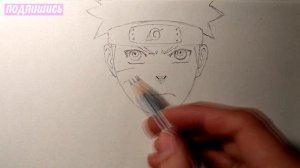 Как Нарисовать НАРУТО, Рисунки для детей и начинающих #drawings