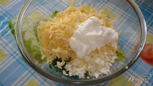 Хычины с сыром и зеленью