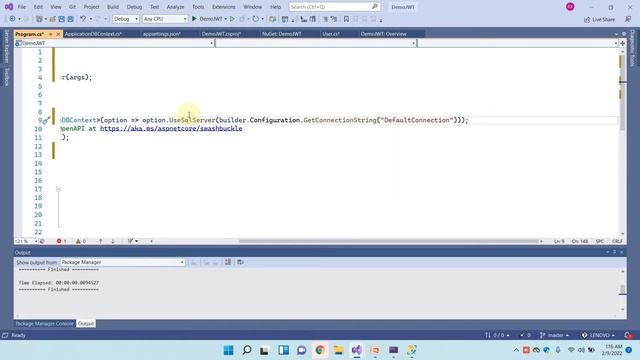 JWT authorization | authentication in .net core 6 смотреть онлайн