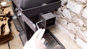 Печь из газовых баллонов.