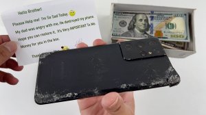 Полное восстановление разбитого Samsung Galaxy S21 Ultra