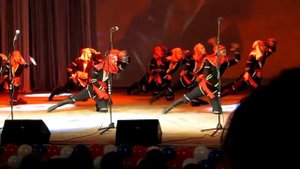 Грузинский танец "Хоруми", студия "Каскад". Фестиваль "Воронеж многонациональный"