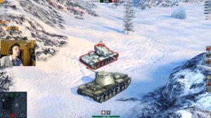 WoT Blitz - КВ-3 Танк без изюминки .ТОП дамаг на ГОВНИЩЕ - World of Tanks Blitz (WoTB)