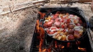 Рецепт обеда быстро и вкусно на природе