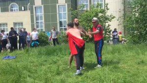 Сабантуй. Куреш. Кореш. Борьба на поясах.
