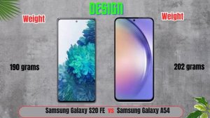 Samsung Galaxy A54 vs Samsung Galaxy S20 FE