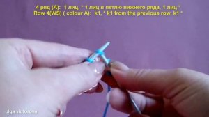 Двухцветный узор Соты в технике ленивого жаккарда 464 Узоры спицами