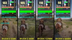 RYZEN 5 5500 vs RYZEN 5 5600 vs RYZEN 7 5700X vs RYZEN 5 5600X | Test in 5 Games | 1440p