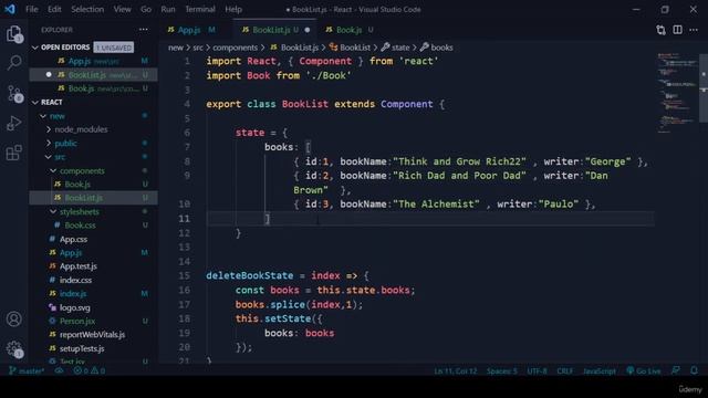 JavaScript Full Stack Developer COURSE:  Key of List Children