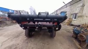 Разбрасыватель органических удобрений РОУ-6. После ремонта.