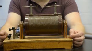 Катушка Румкорфа 1956 г. Устройство, принцип работы и демонстрация.